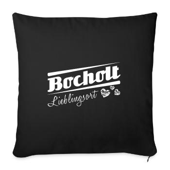 Bocholt - Lieblingsort mit Stadtnamen - Sofakissenbezug 45 x 45 cm - Schwarz - Vorne