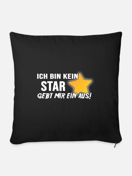 Bier Biergarten Trinkspruch Bierzelt Anstich - Sofakissenbezug 45 x 45 cm - Schwarz