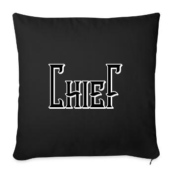 Chief - Sofa pillowcase 17,3'' x 17,3'' (45 x 45 cm) - black - Front