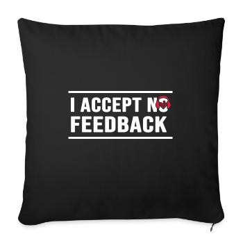 DJ Audio Sound Engineering Disco Music - Sofa pillowcase 17,3'' x 17,3'' (45 x 45 cm) - black - Front