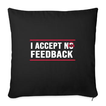 DJ Music Bassbox Minimal Techno Deejay - Sofa pillowcase 17,3'' x 17,3'' (45 x 45 cm) - black - Front