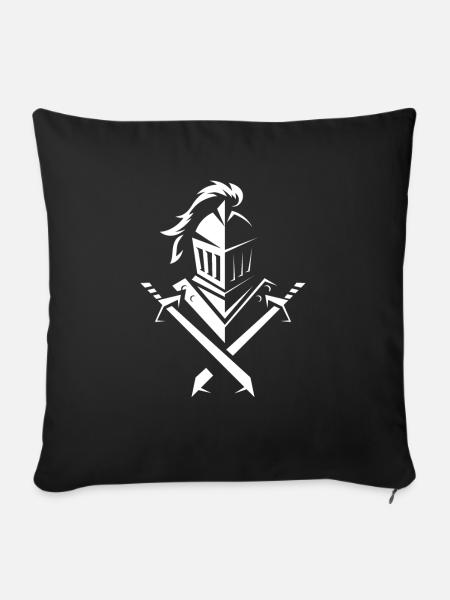 Ritter - Sofakissenbezug 45 x 45 cm - Schwarz