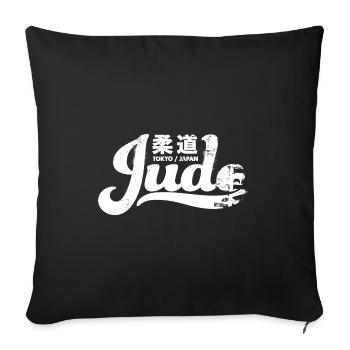 Judo - Sofa pillowcase 17,3'' x 17,3'' (45 x 45 cm) - black - Front