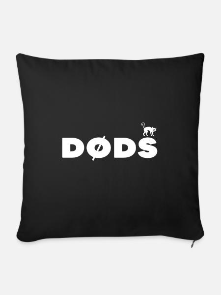 death diving dods mit katze klippenspringen - Sofakissenbezug 45 x 45 cm - Schwarz