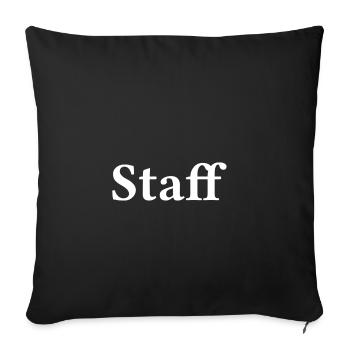 personnel - Housse de coussin décorative 45 x 45 cm - noir - Devant
