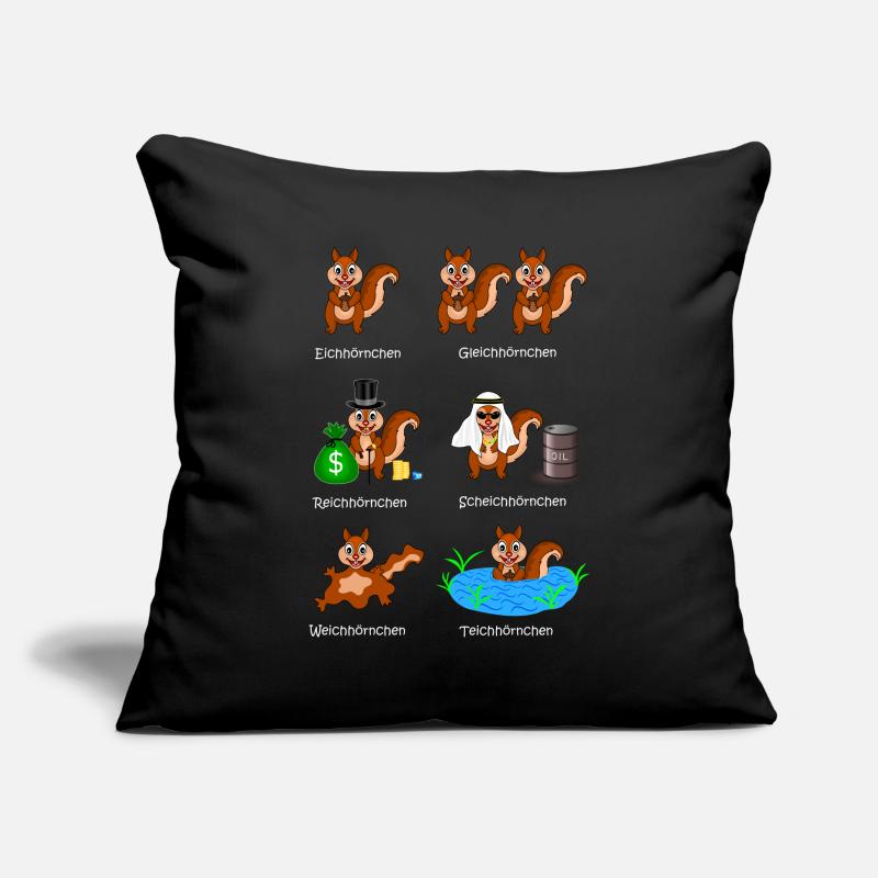 écureuils, écureuils, écureuils, cheikhs, Housse de coussin décorative 45 x 45 cm