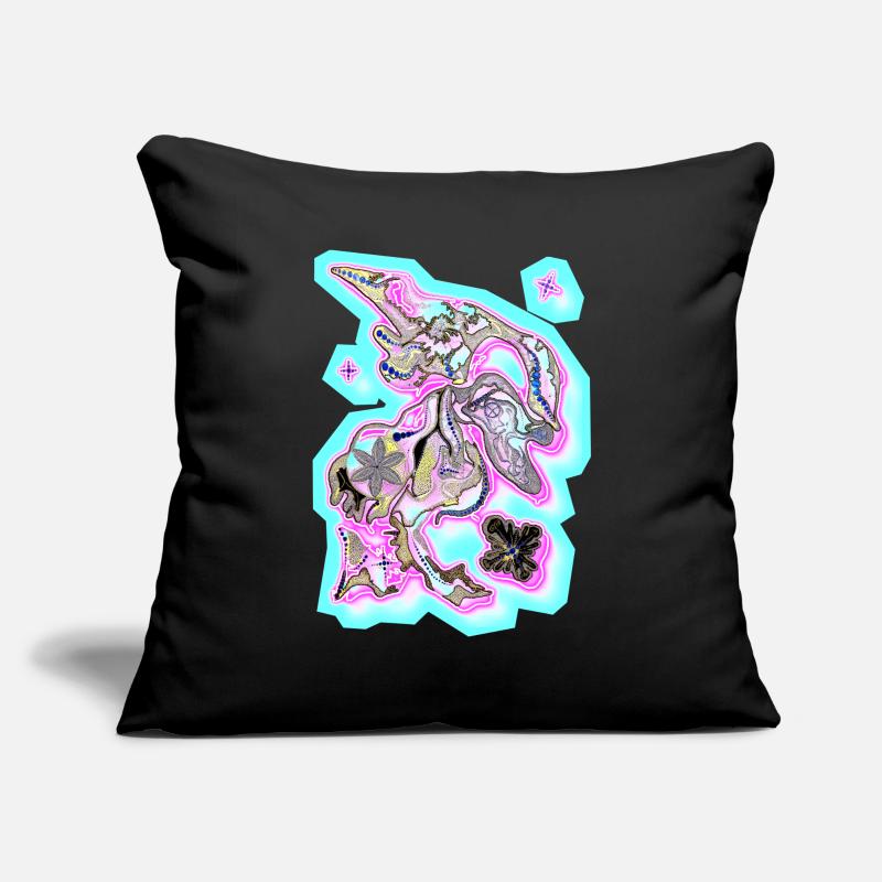Brouillard de points Housse de coussin décorative 45 x 45 cm