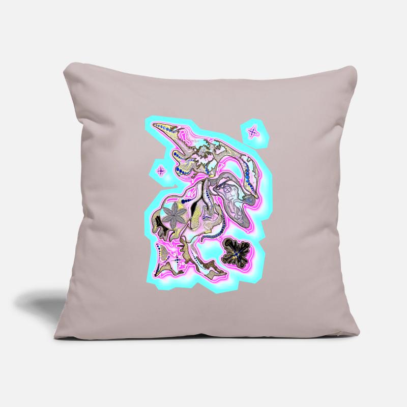 Brouillard de points Housse de coussin décorative 45 x 45 cm