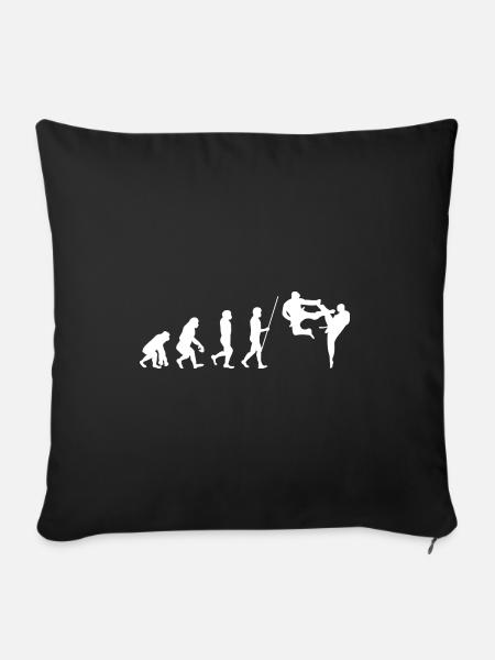 Martial Arts Evolution - Sofakissenbezug 45 x 45 cm - Schwarz