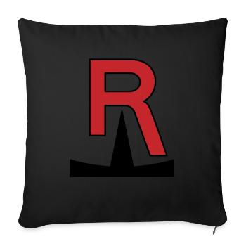 Team Rocket - Housse de coussin décorative 45 x 45 cm - noir - Devant