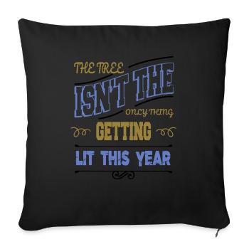 Bedroom Beach Holiday Jokes Bodybuilding Dork - Sofa pillowcase 17,3'' x 17,3'' (45 x 45 cm) - black - Front