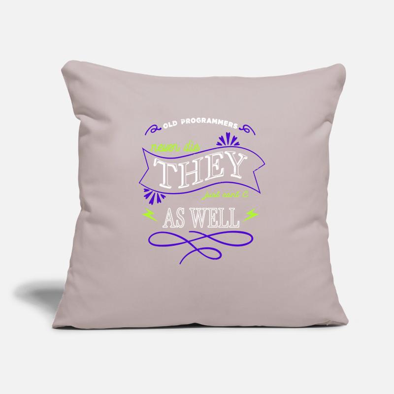 Idée de présentation amusante programmation maniaque de l’informatique Housse de coussin décorative 45 x 45 cm