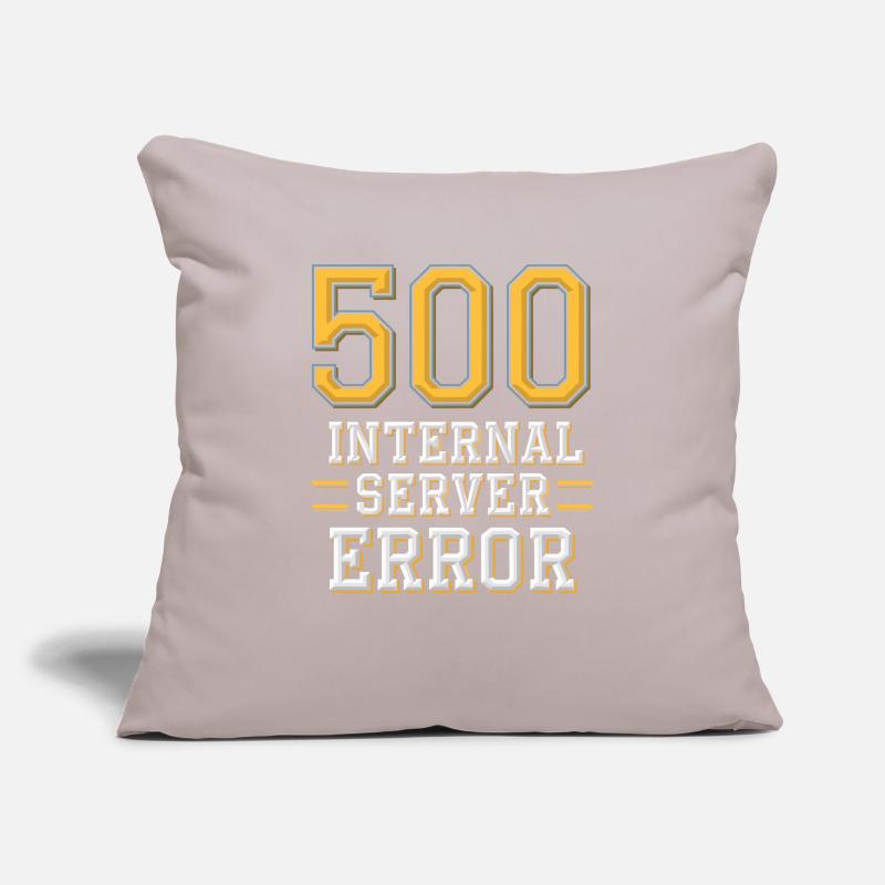 500 Internal Server Error Housse de coussin décorative 45 x 45 cm