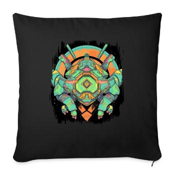 Créature, Parc animalier marin, Amoureux des tortues, Animal - Housse de coussin décorative 45 x 45 cm - noir - Devant