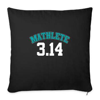 Mathe Formeln Winkel Mathematik Rechnen Zahlen - Sofakissenbezug 45 x 45 cm - Schwarz - Vorne