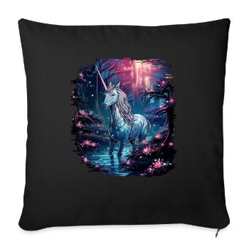 bday funky heart hippy present sayings birthday - Sofa pillowcase 17,3'' x 17,3'' (45 x 45 cm) - black - Front