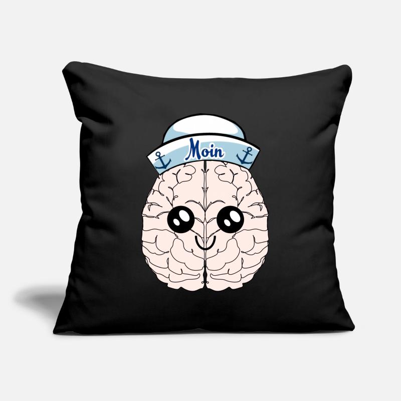 Brain maritime sailor sailor sailor brain Sofa pillowcase 17,3'' x 17,3'' (45 x 45 cm)