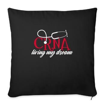 Nurse Anesthetist Anesthesia Doctor Nursing Gift - Sofa pillowcase 17,3'' x 17,3'' (45 x 45 cm) - black - Front