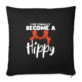 Hip Replacement Post New Hip Surgery Gift - Sofa pillowcase 17,3'' x 17,3'' (45 x 45 cm) - black - Front