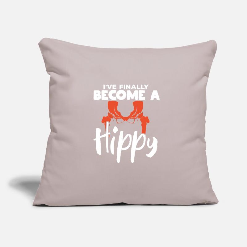 Hip Replacement Post New Hip Surgery Gift Sofa pillowcase 17,3'' x 17,3'' (45 x 45 cm)