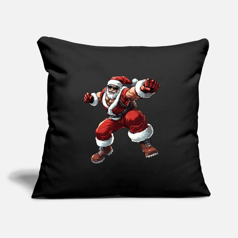 Boxer Weihnachtsmann Sofakissenbezug 45 x 45 cm