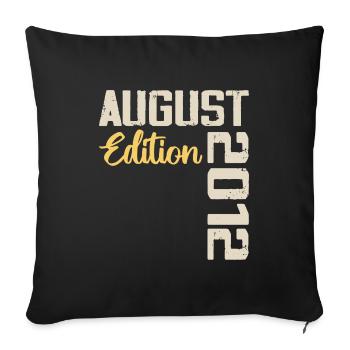 Anniversary August 2012 - Limited Edition August 2012 - Sofa pillowcase 17,3'' x 17,3'' (45 x 45 cm) - black - Front