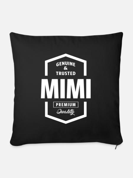 Mimi Genuine - Sofakissenbezug 45 x 45 cm - Schwarz