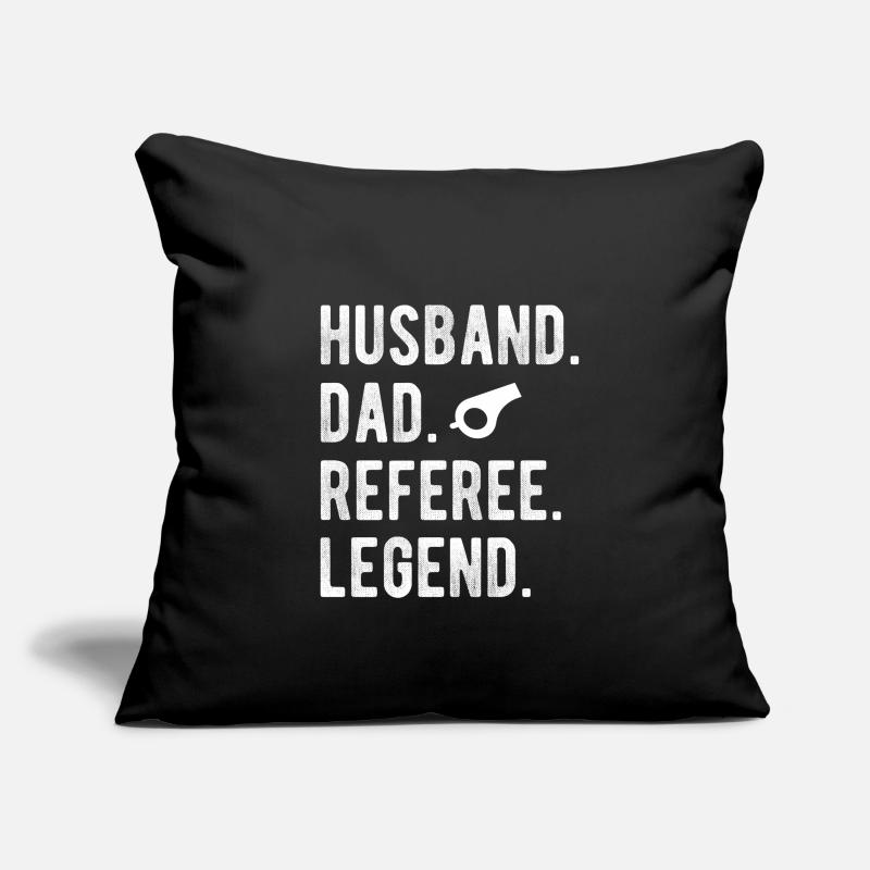 Arbitre Mari Papa Referee Impartial Housse de coussin décorative 45 x 45 cm