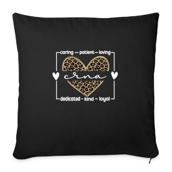 CRNA Anesthesia Nurse Anesthesia Nurse Anesthesia - Sofa pillowcase 17,3'' x 17,3'' (45 x 45 cm) - black - Front