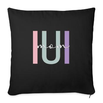 Proud IUI Mama IUI Intrauterine Insemination Mama - Sofa pillowcase 17,3'' x 17,3'' (45 x 45 cm) - black - Front