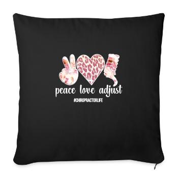 Chiropraticien Chiropratique Meilleur Chiropraticien - Housse de coussin décorative 45 x 45 cm - noir - Devant