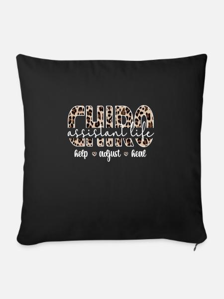 Chiropraktischer Assistent Chiropraktik-Assistent - Sofakissenbezug 45 x 45 cm - Schwarz