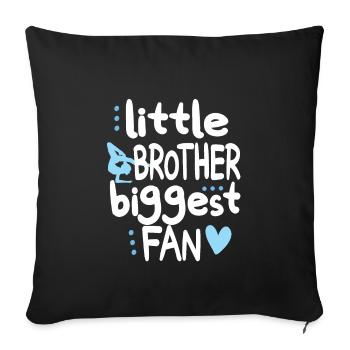 Gymnastics Brother Artistic Gymnastics Brother Of Gymnast - Sofa pillowcase 17,3'' x 17,3'' (45 x 45 cm) - black - Front