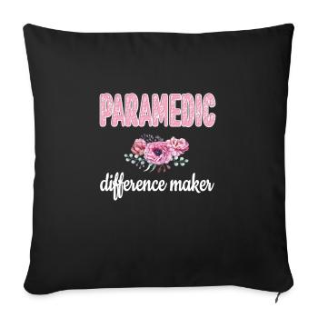 Notfallsanitäter Paramedic Rettungskraft Sanitäter - Sofa pillowcase 17,3'' x 17,3'' (45 x 45 cm) - black - Front