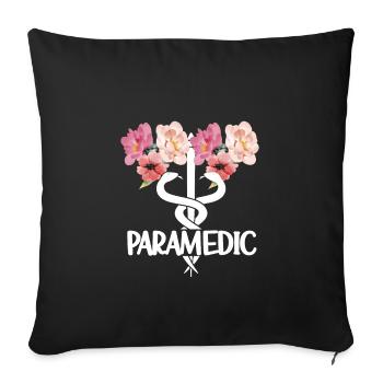 Paramedic Paramedic Gift - Sofa pillowcase 17,3'' x 17,3'' (45 x 45 cm) - black - Front