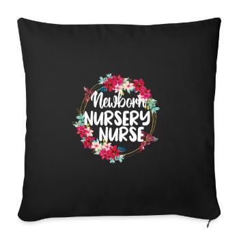 Best Neonatal Nurse Gift - Sofa pillowcase 17,3'' x 17,3'' (45 x 45 cm) - black - Front