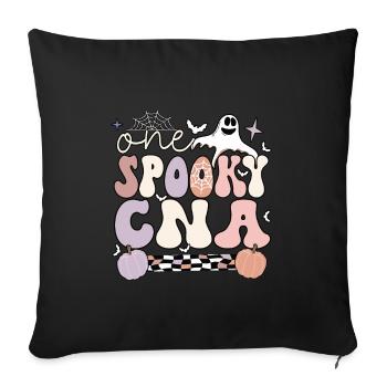 Certified Nursing Assistant CNA Nurse Halloween - Sofa pillowcase 17,3'' x 17,3'' (45 x 45 cm) - black - Front