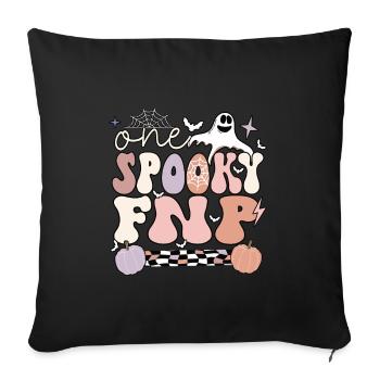 Family Nurse Practitioner Halloween FNP Gifts - Sofakissenbezug 45 x 45 cm - Schwarz - Vorne
