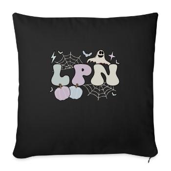 LPN Nurse Halloween Licensed Practical Nurse Gifts - Sofakissenbezug 45 x 45 cm - Schwarz - Vorne