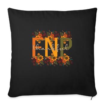 Family Nurse Practitioner Thanksgiving FNP Gifts - Sofakissenbezug 45 x 45 cm - Schwarz - Vorne