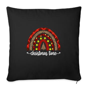 Softball Christmas Gifts Softball Player Xmas - Sofakissenbezug 45 x 45 cm - Schwarz - Vorne