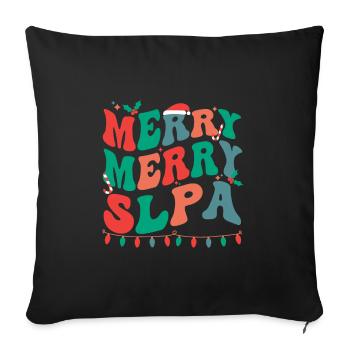Speech Language Pathologist Assistant Christmas - Sofakissenbezug 45 x 45 cm - Schwarz - Vorne