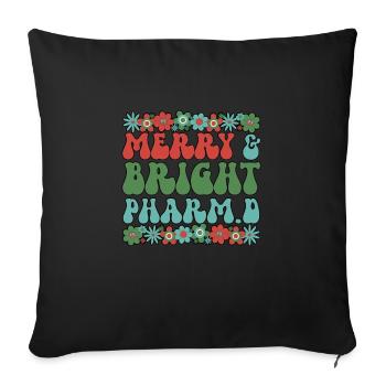 PharmD Christmas Doctor Of Pharmacy Xmas Gifts - Sofakissenbezug 45 x 45 cm - Schwarz - Vorne