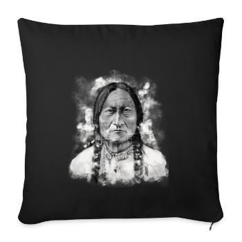 indien - Housse de coussin décorative 45 x 45 cm - noir - Devant
