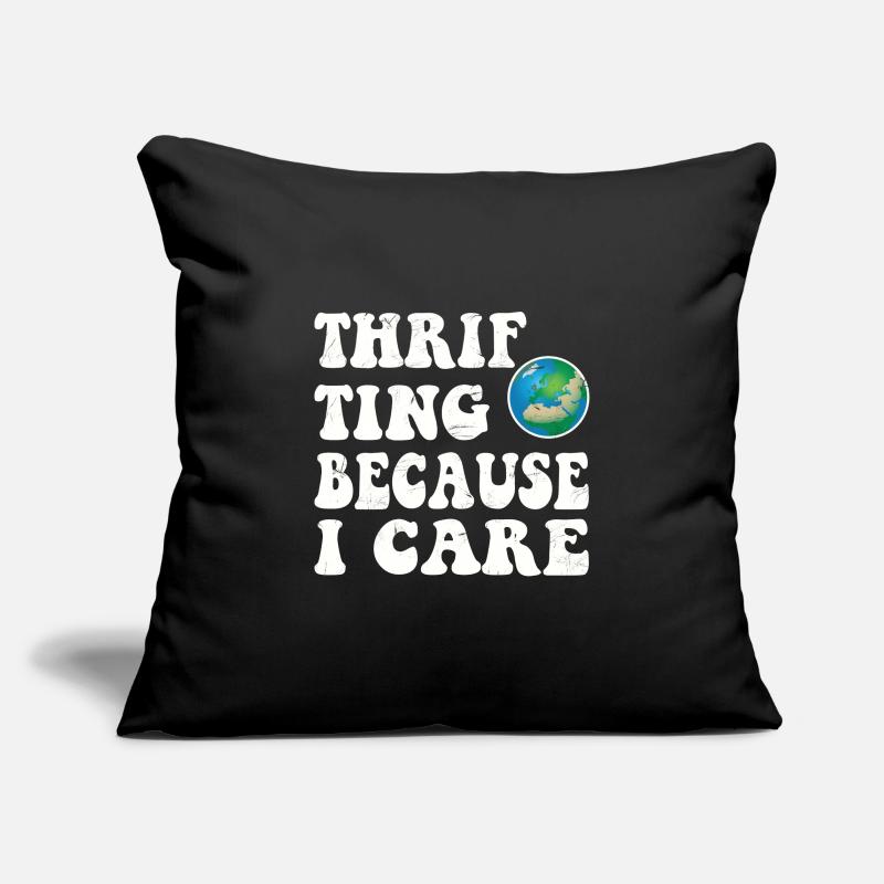 Thripting. Parce que je m’en soucie. Housse de coussin décorative 45 x 45 cm