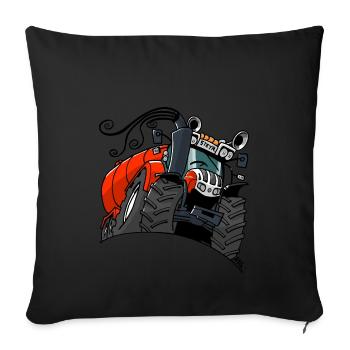 0482 steyr - Sofa pillowcase 17,3'' x 17,3'' (45 x 45 cm) - black - Front