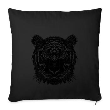 Teega - Sofa pillowcase 17,3'' x 17,3'' (45 x 45 cm) - black - Front