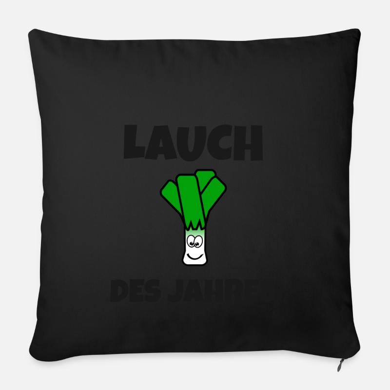 Lauch des Jahres | Muskelmann - Sofakissenbezug 45 x 45 cm - Schwarz