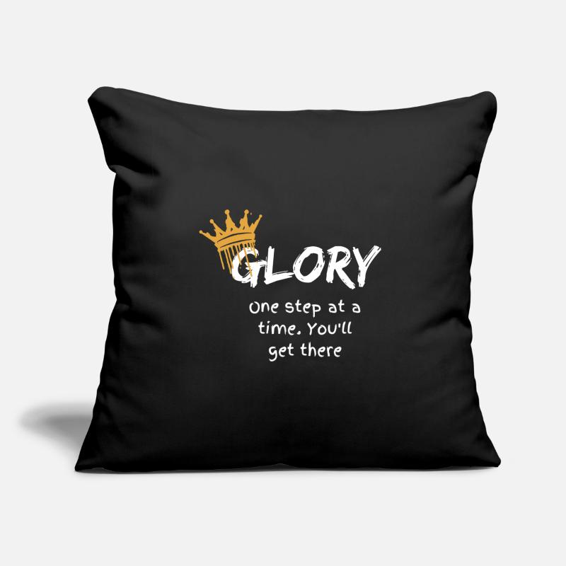 Glory Housse de coussin décorative 45 x 45 cm