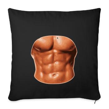 six pac - Sofa pillowcase 17,3'' x 17,3'' (45 x 45 cm) - black - Front